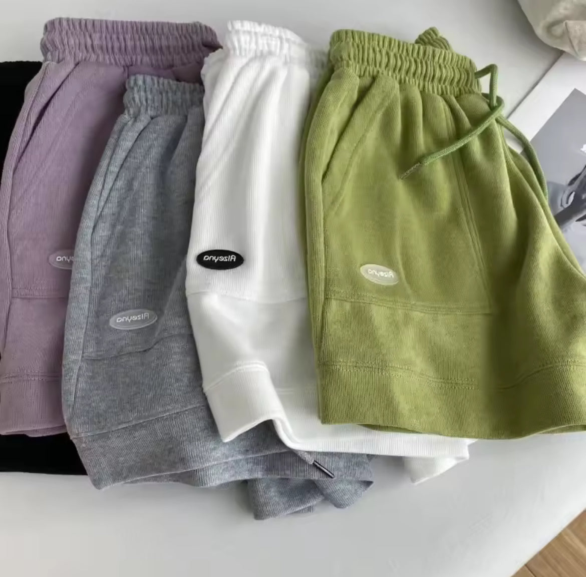 Cozy Ribbed Fleece Lounge Shorts