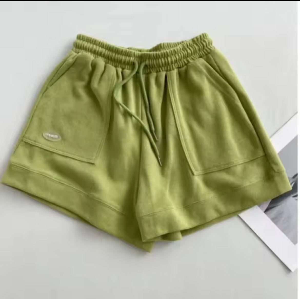 Cozy Ribbed Fleece Lounge Shorts
